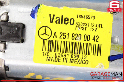 06-19 Mercedes X164 GL450 Rear Glass Windshield Wiper Motor 2518200042 OEM