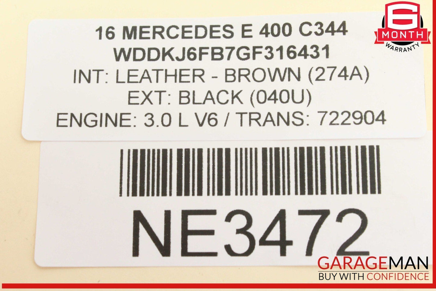 08-17 Mercedes W212 E400 C350 Rear Left or Right Side CV Axle Half Shaft OEM