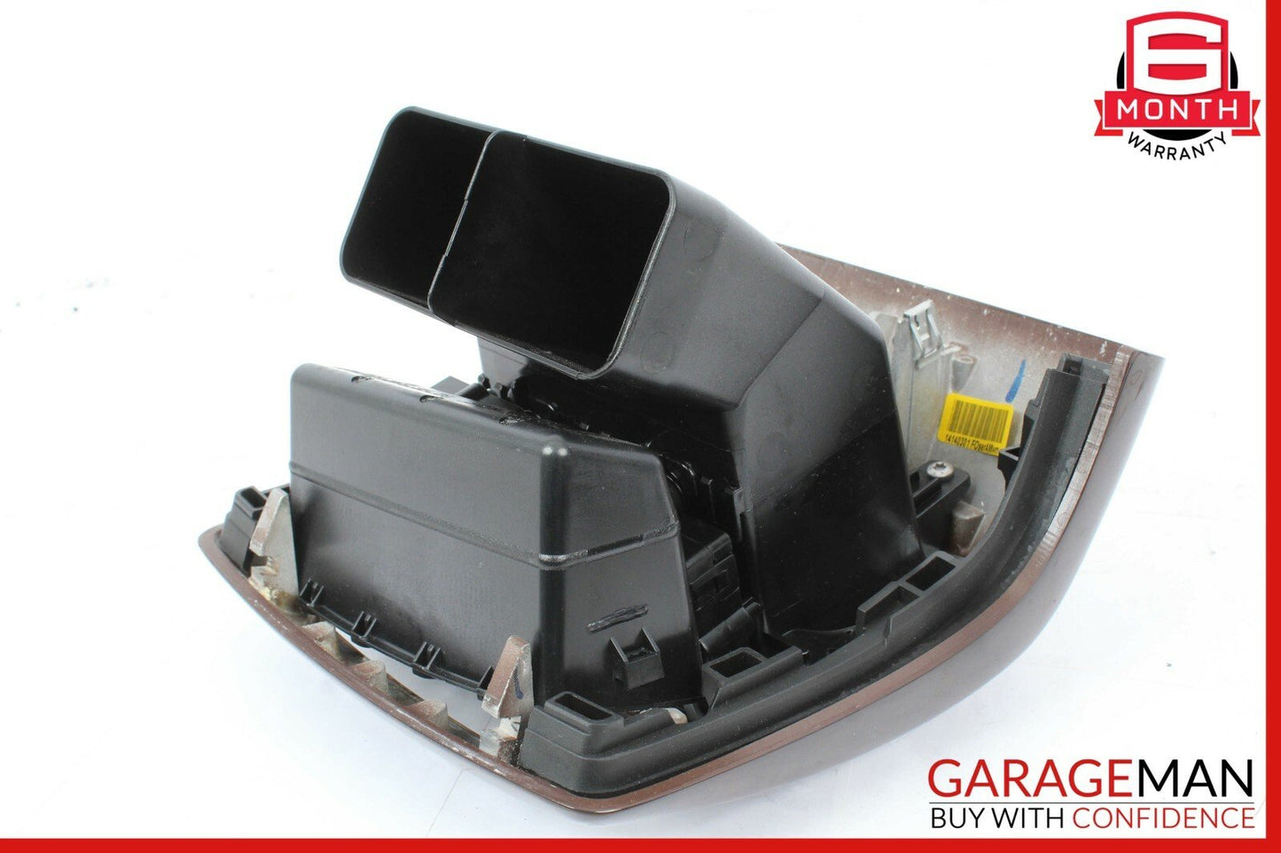 07-13 Mercedes W221 S550 Rear Center Console AC A/C Air Vent Trim Bezel Wood OEM