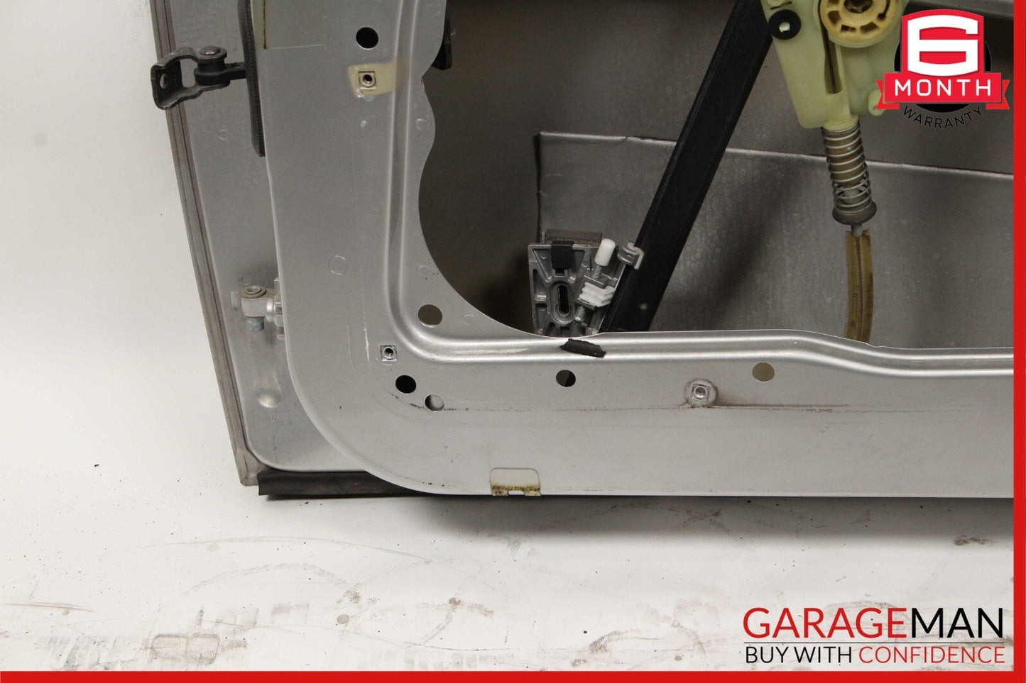 05-08 Porsche Boxster Cayman 987 Front Right Exterior Door Shell Frame Silver