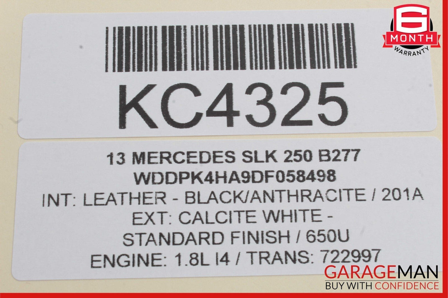 12-16 Mercedes R172 SLK250 SLK350 Center Console Shifter Indicator Light OEM