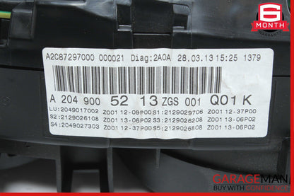 12-14 Mercedes W204 C250 C300 Instrument Speedometer Cluster 2049005213 OEM