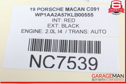 15-24 Porsche Macan 95B Rear Left Driver Side Seat Airbag Air Bag 95B880441A OEM