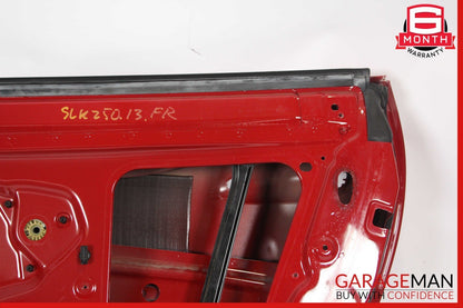 12-20 Mercedes R172 SLK250 SLK350 Front Right Side Exterior Door Shell Panel Red