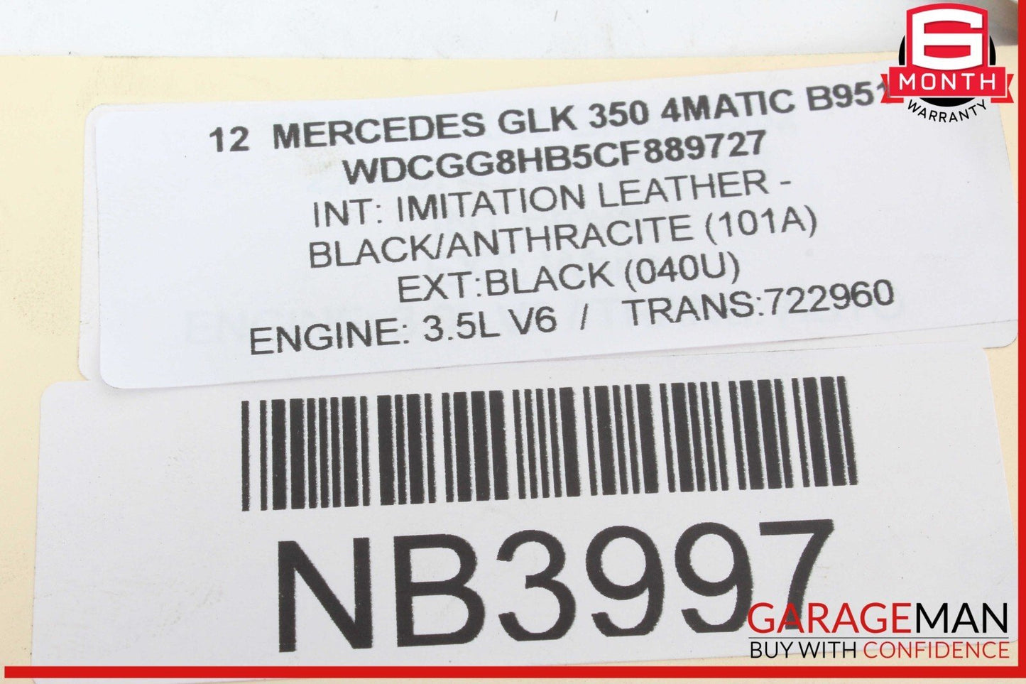 08-17 Mercedes X204 GLK350 GLK250 Rear Right or Left Lower Rearward Control Arm