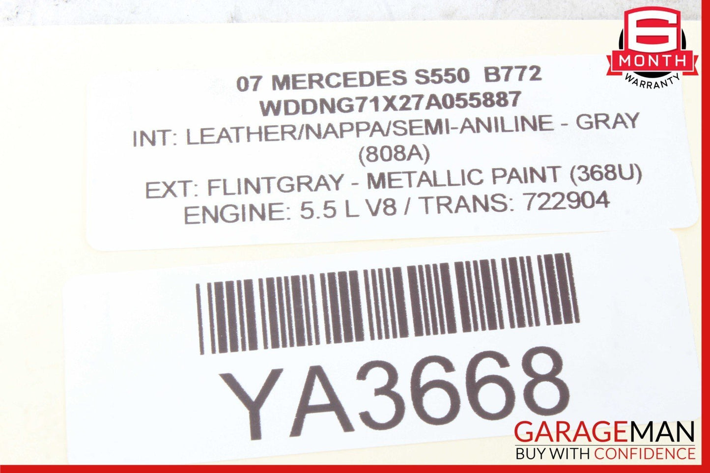 07-14 Mercedes W221 S550 CL550 Front Right Dash AC A/C Air Vent Trim Grill Cover