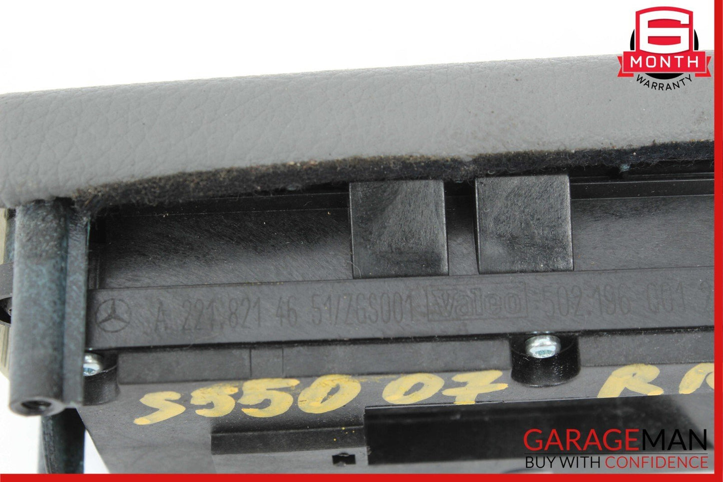 07-09 Mercedes W221 S550 S450 Rear Right Side Window Control Switch Black OEM