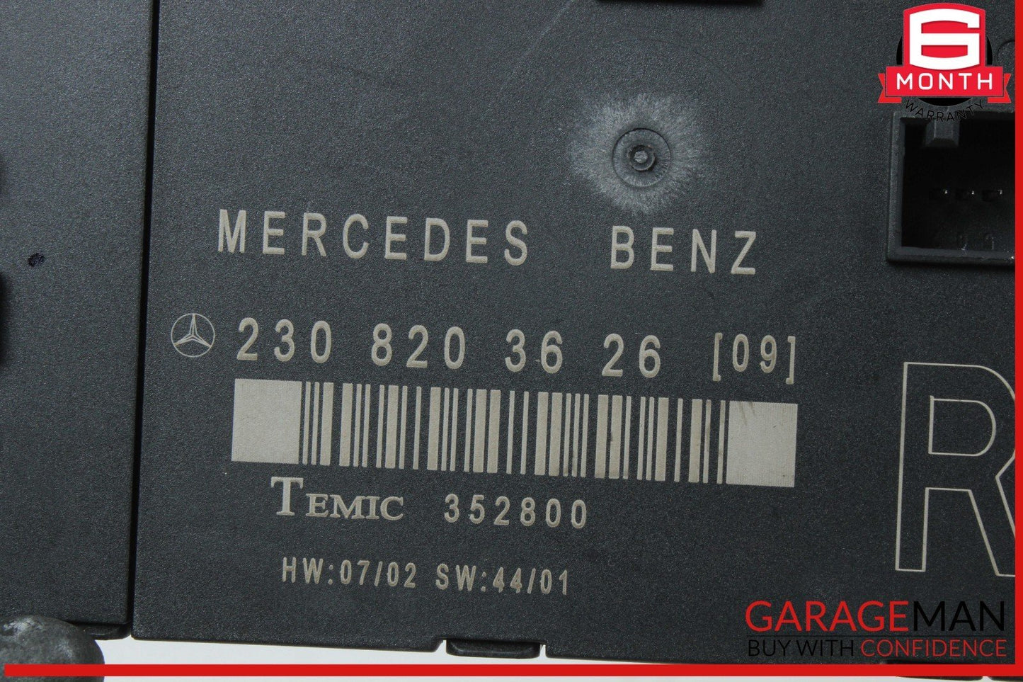 03-12 Mercedes R230 SL500 SL55 SL600 Front Right Side Door Control Module OEM