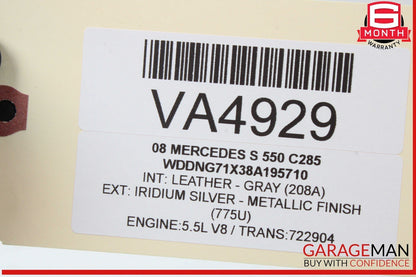 07-14 Mercedes W221 S550 CL550 Accelerator Foot Gas Pedal Control Electronic OEM