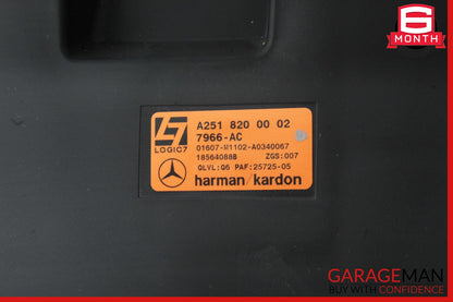 06-08 Mercedes W251 R350 R500 Rear Trunk Subwoofer Speaker 2518200002 OEM