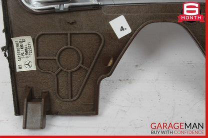 10-13 Mercedes W212 E350 E400 E550 Center Console Switch Trim Cover Bezel Wood
