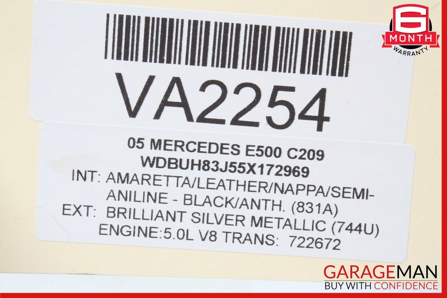 03-06 Mercedes W211 E500 CL55 AMG S430 Anti Theft Alarm Module 2118209126 OEM