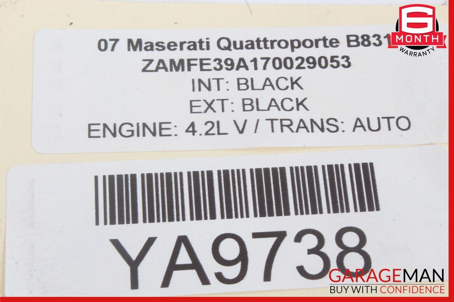03-10 Maserati Quattroporte M139 Rear Left Driver Side Lower Control Arm OEM