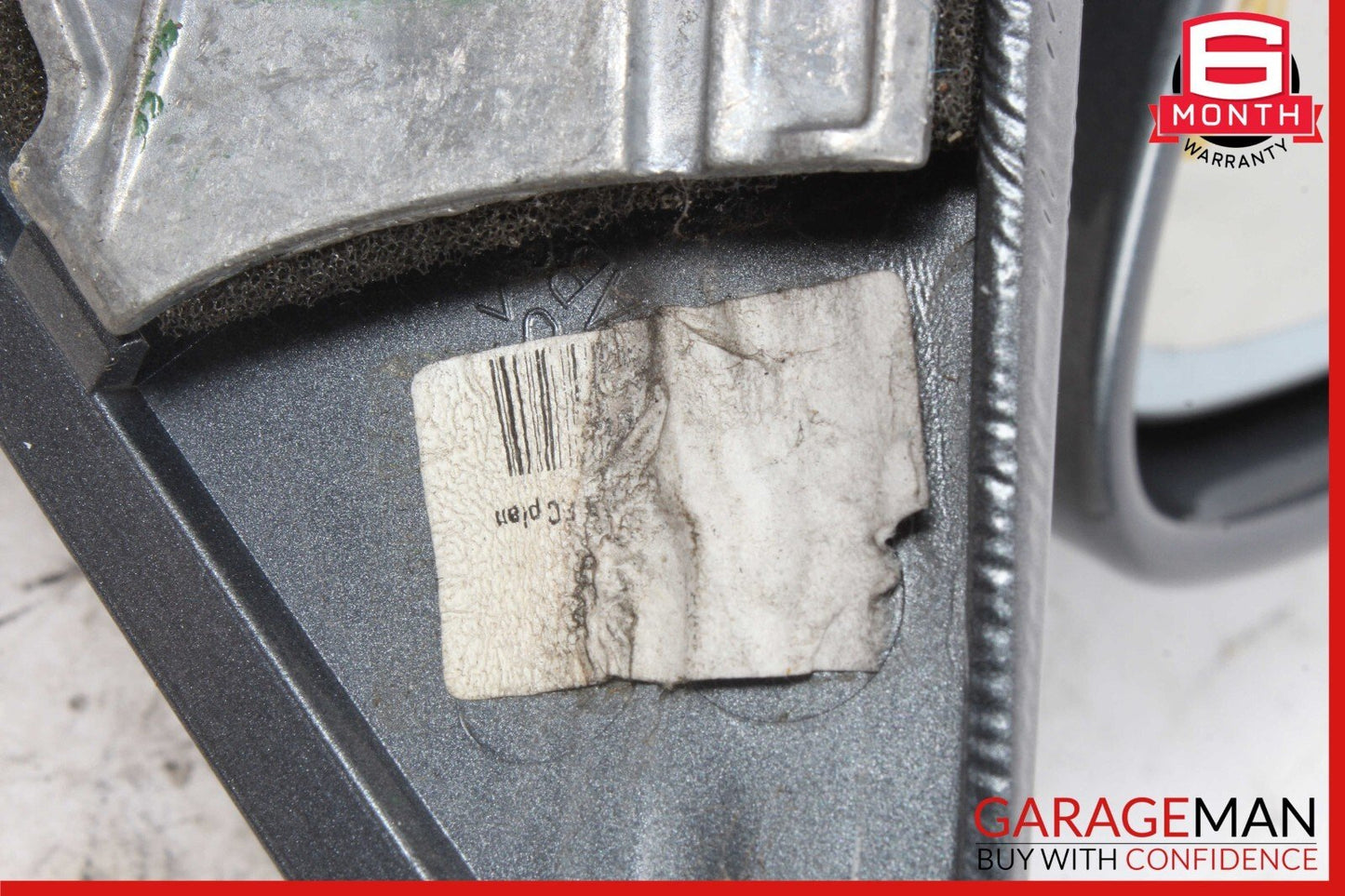 07-09 Mercedes W221 S550 S600 Front Left Driver Side Mirror Rear View Flintgray