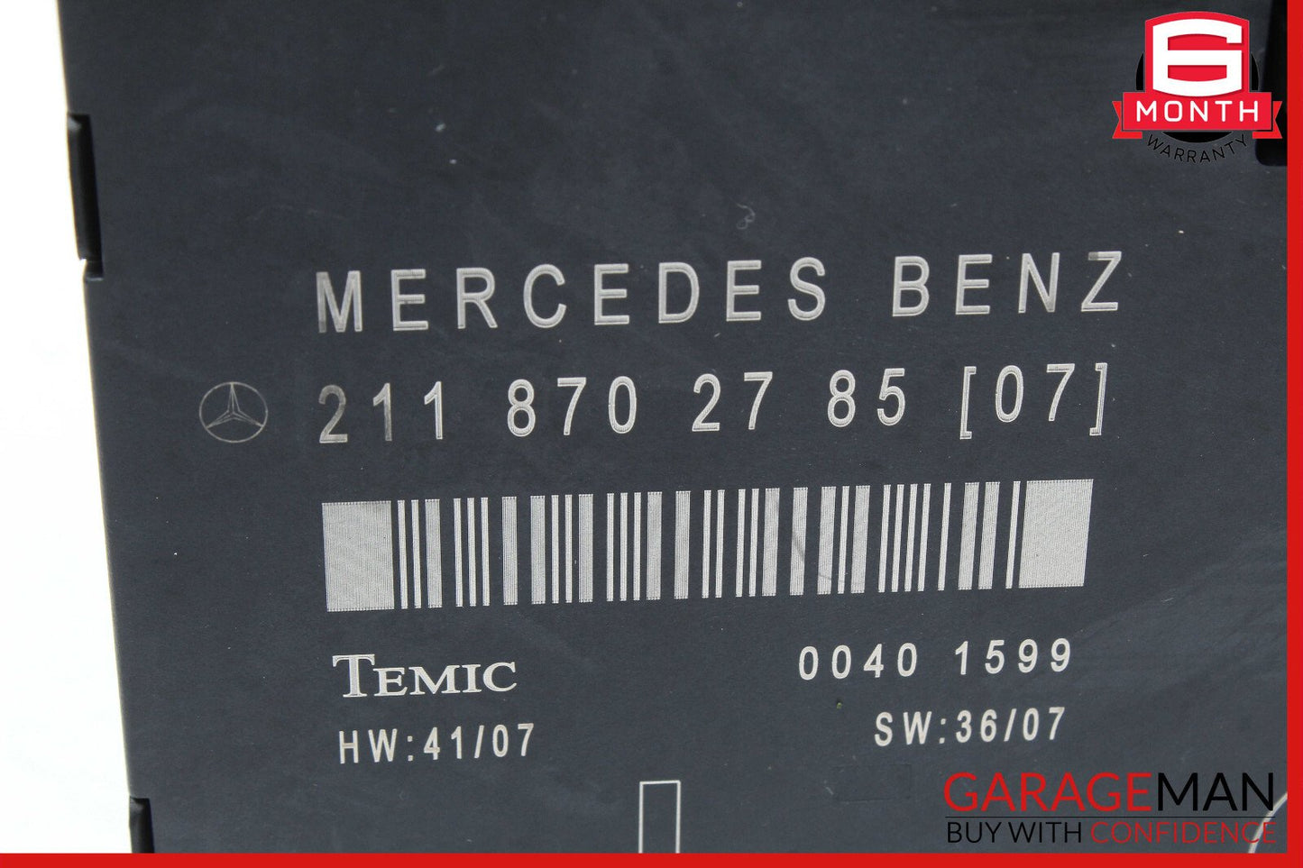 03-09 Mercedes W211 E320 E550 Front Left Driver Side Door Control Module OEM