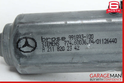 03-09 Mercedes W211 E350 E550 Rear Left Driver Side Window Regulator Motor OEM