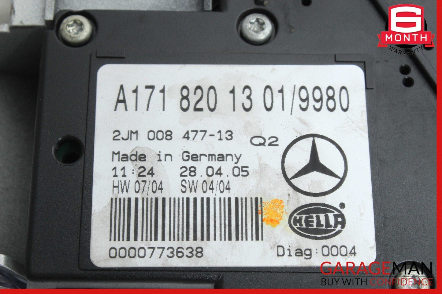05-11 Mercedes R171  SLK350 Overhead Reading Dome Lamp Reading Map Light