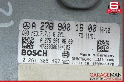 12-15 Mercedes C300 GLK350 E350 3.5 ECU ECM Engine Control Module Flashed