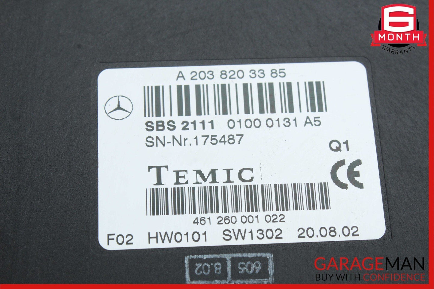 96-02 Mercedes W210 E320 Voice Language Communication Control Module OEM