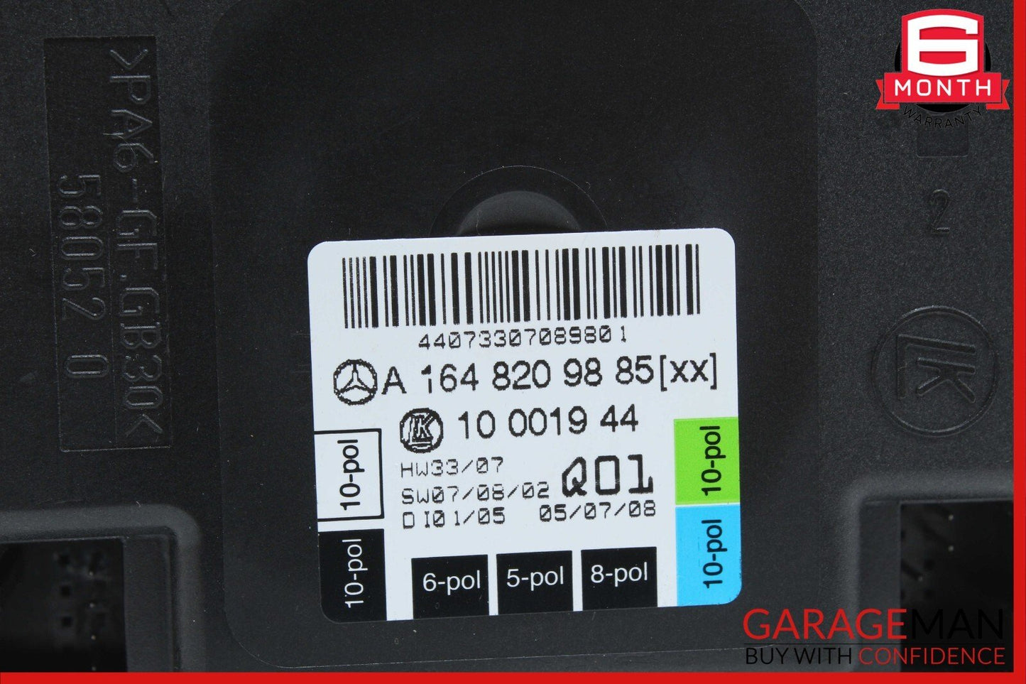 06-13 Mercedes X164 GL450 ML350 R350 Front Right Side Door Control Module Unit