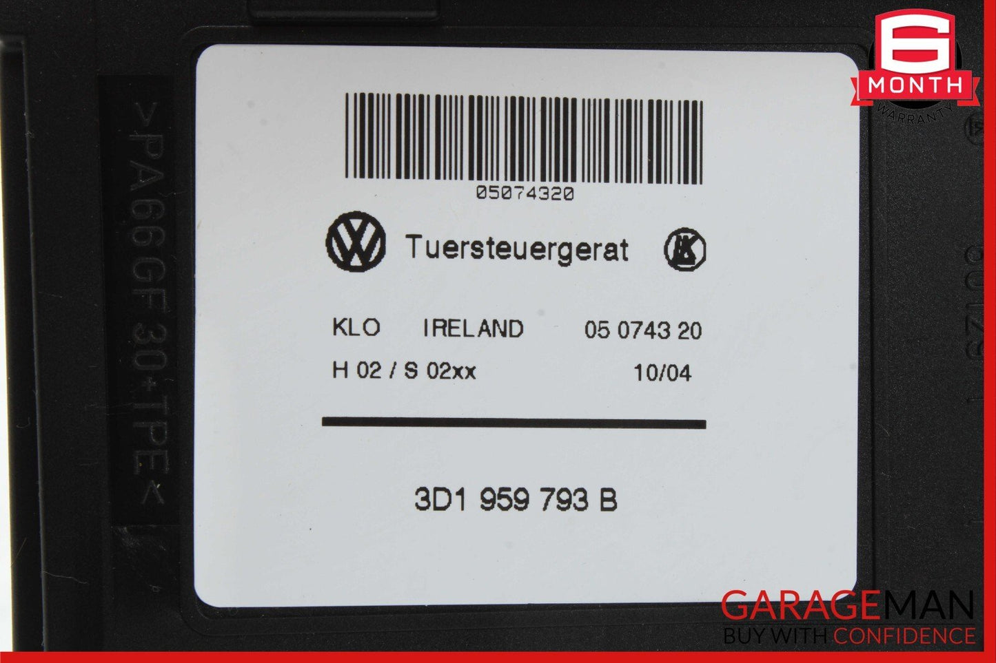 03-10 Porsche Cayenne 955 957 Front Left Driver Door Window Regulator Motor Unit