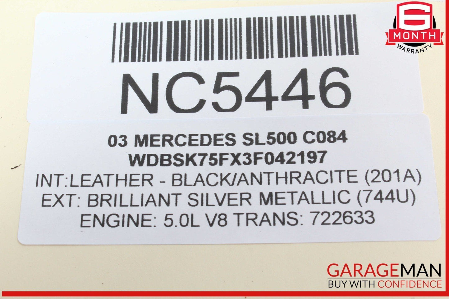 03-12 Mercedes R230 SL500 SL55 AMG SL550 Rear SAM Fuse Box Relay Module OEM