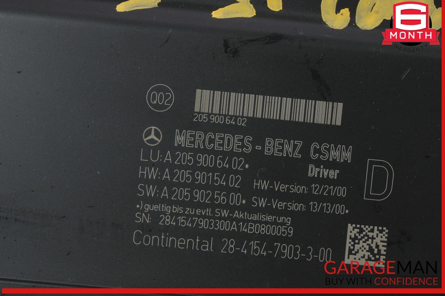 15-20 Mercedes W205 C300 C350e Front Left Driver Side Seat Control Module OEM