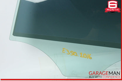 10-16 Mercedes W212 E350 E550 Rear Left Driver Side Door Window Glass OEM