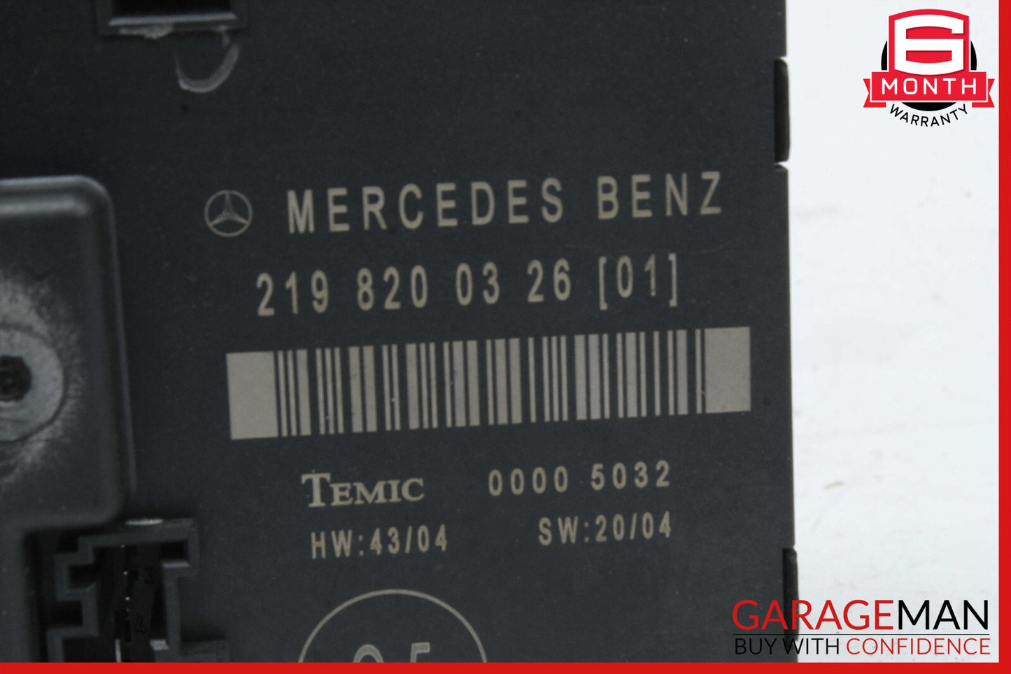06-11 Mercedes W219 CLS500 Rear Right Door Control Module 2198200326 OEM