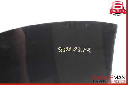03-12 Mercedes R230 SL500 SL550 Front Right Passenger Side Door Window Glass OEM