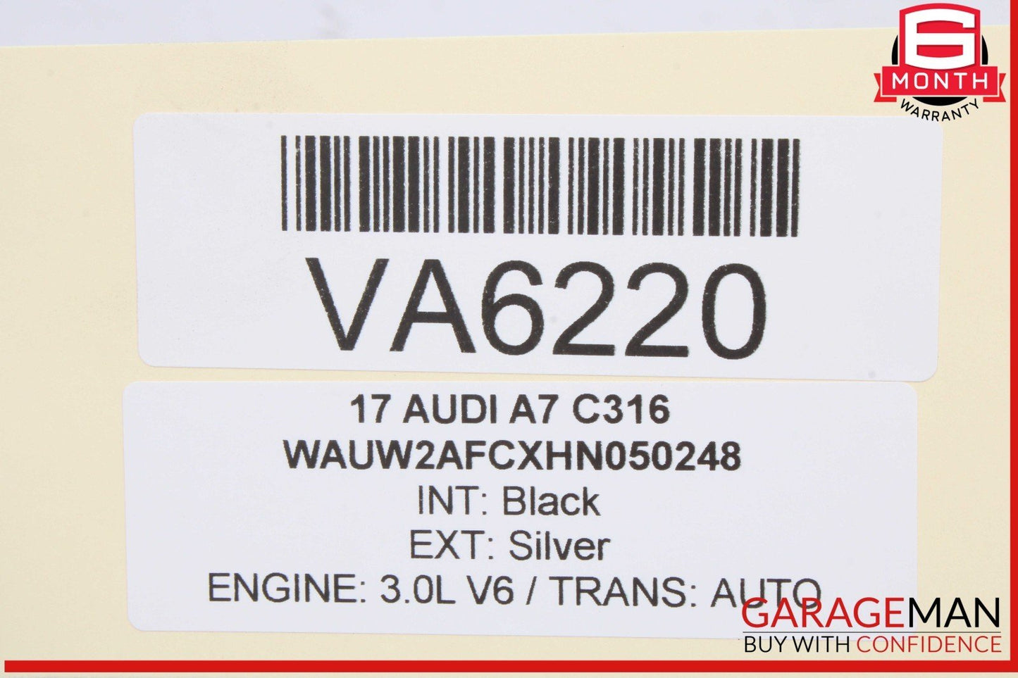 12-18 Audi A7 S6 A6 Rear Trunk Lid Keyless Key Less Entry Control Module Unit