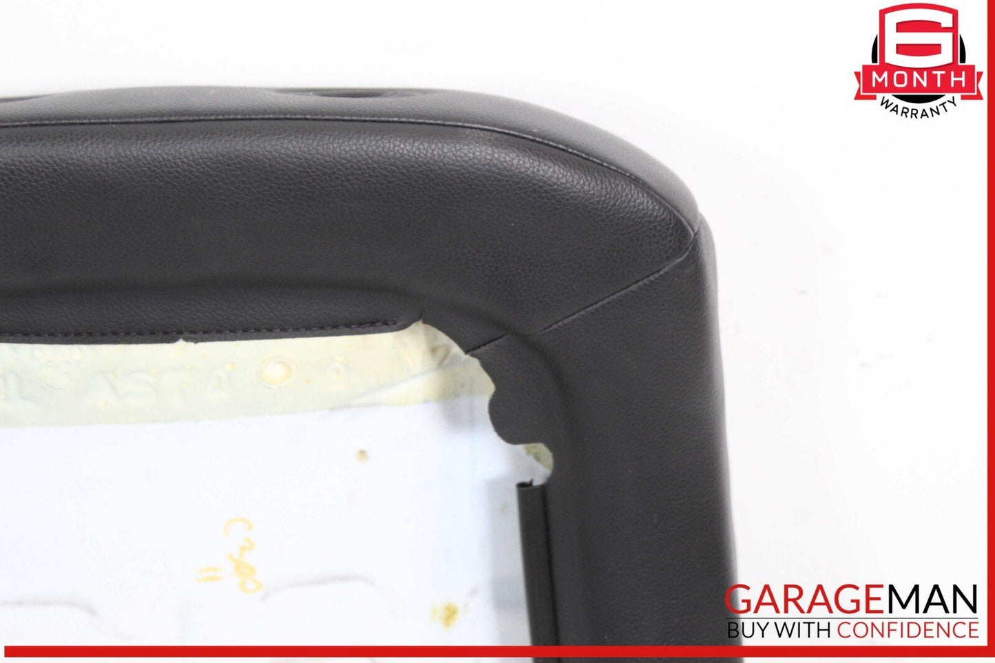 08-14 Mercedes W204 C300 Front Left Driver Side Top Upper Seat Cushion Black OEM