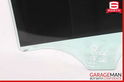 15-20 Mercedes W205 C300 350e C400 Rear Right Side Door Window Glass OEM