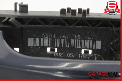 08-14 Mercedes W204 C300 Front Left Side Exterior Door Handle Assembly Gray OEM