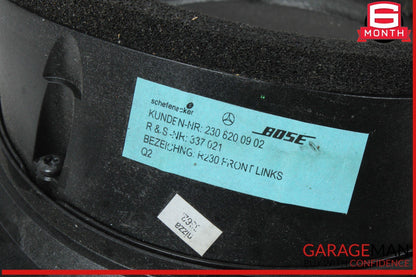 03-08 Mercedes R230 SL500 Front Left and Right Side Door Audio Speaker Bose OEM