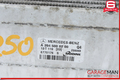 11-16 Mercedes X204 GLK250 E250 Diesel Turbo Turbocharger Air Intercooler OEM