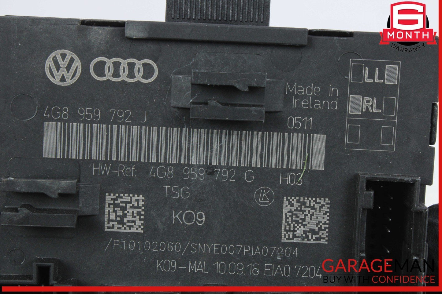 12-18 Audi A7 A6 Front Right Side Door Control Module Unit 4G8959792J OEM