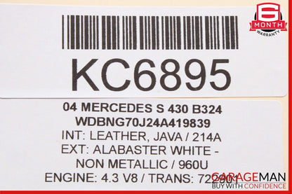00-06 Mercedes W220 S430 S500 Front Left Rear View Mirror Adjust Control Button