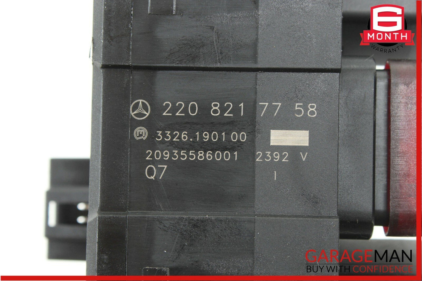 03-06 Mercedes W220 S430 S500 S55 Center Dashboard Control Switch 2208217758 OEM
