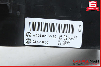 06-12 Mercedes X164 GL450 ML350 Rear AC A/C Heater Climate Controller Switch
