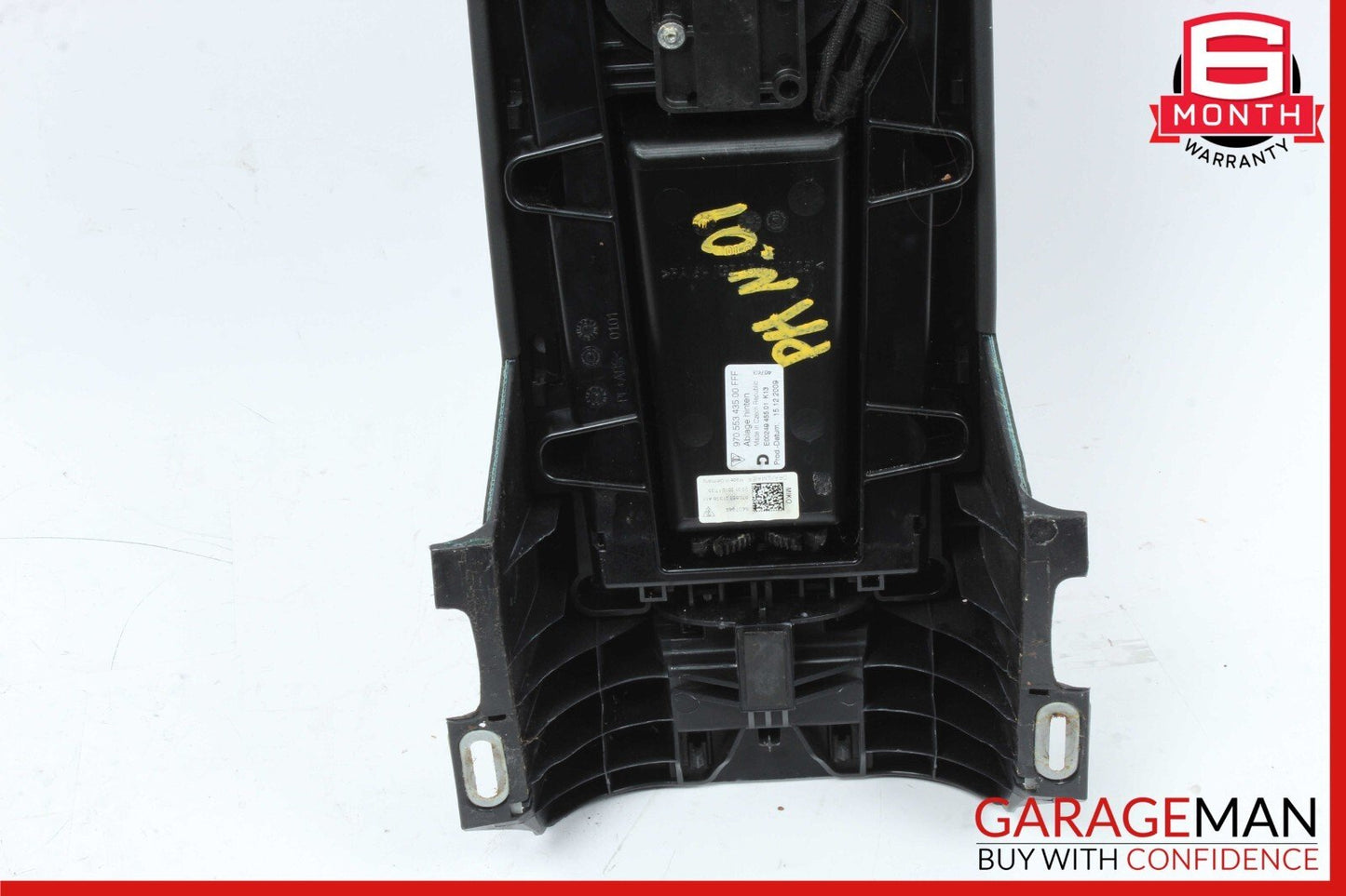 10-16 Porsche 970 Rear Center Console Trim Black 97055343500 OEM