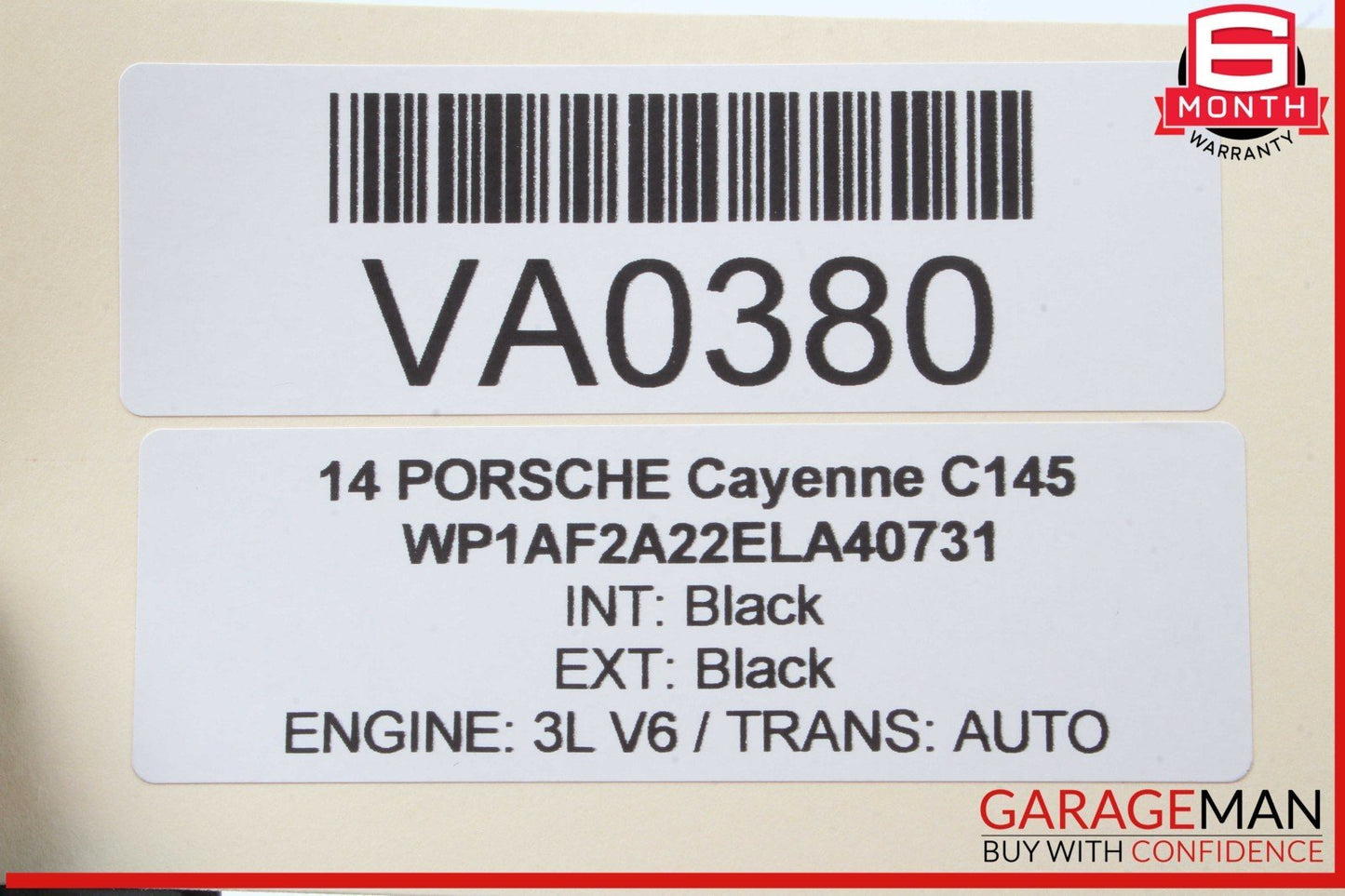 11-18 Porsche Cayenne 958 S Front Left or Right Side Seat Control Module Unit
