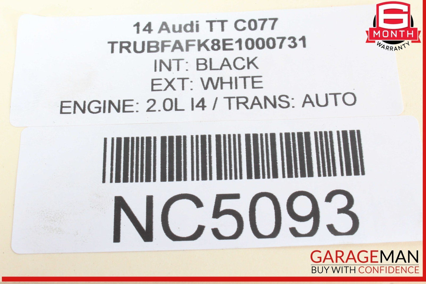 13-15 Audi TT TTS Quattro Sirius Satellite Radio Control Module Unit 8E0035593R