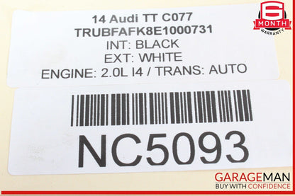 13-15 Audi TT TTS Quattro Sirius Satellite Radio Control Module Unit 8E0035593R
