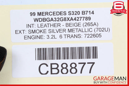 92-99 Mercedes W140 300SD S500 S320 Rear Left / Right Door Handle 1407600570