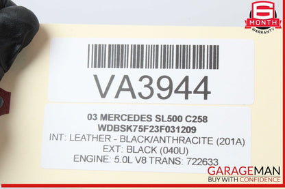 03-12 Mercedes R230 SL500 S55 AMG Convertible Right Lock Pawl Cylinder OEM
