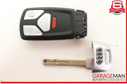 11-18 Audi A8 Engine Ignition Start Stop Switch Button w/ Key Fob 4H1905217A OEM