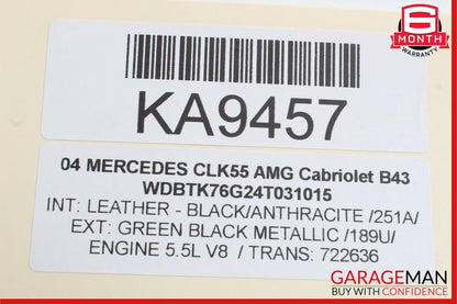03-09 Mercedes W209 CLK350 CLK280 CLK55 Keyless Go Control Module Unit