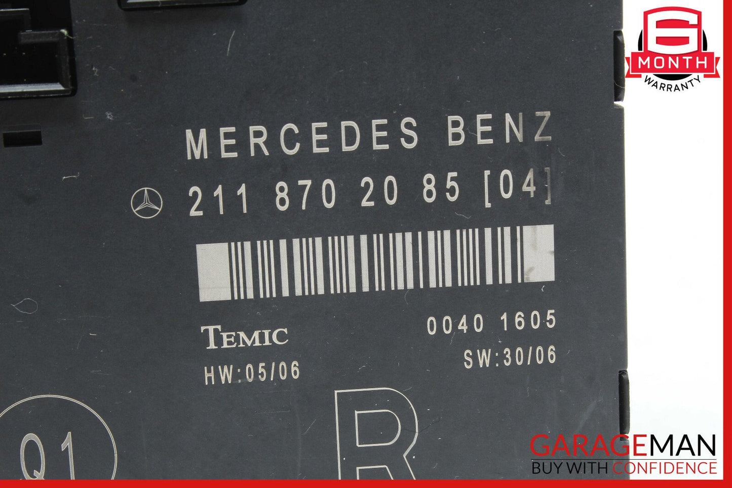 03-09 Mercedes W211 E550 E350 Front Right Passenger Door Control Module OEM