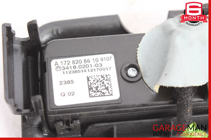 12-20 Mercedes R172 SLK250 C350 Overhead Emergency Panel Controller Switch Black